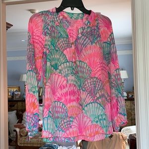 Lilly Pulitzer Elsa Silk Top